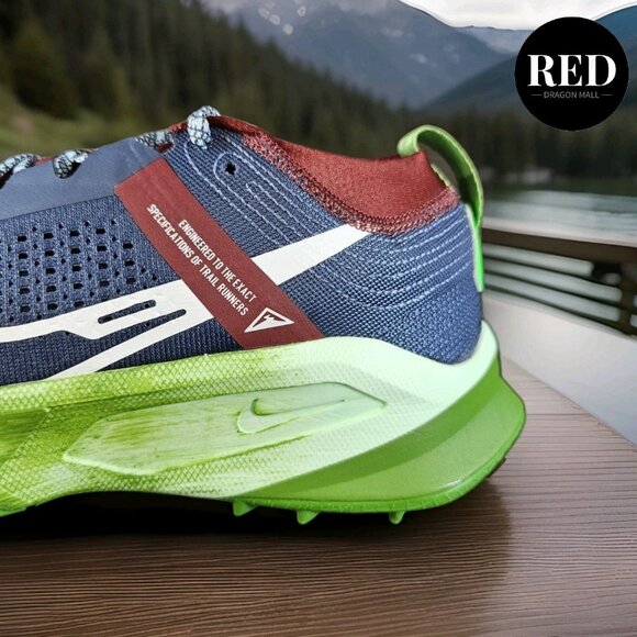 Nike ZoomX Zegama Trail Running Shoes Thunder Blue DH0623-403 - Men's Size 11.5 - Picture 12 of 14